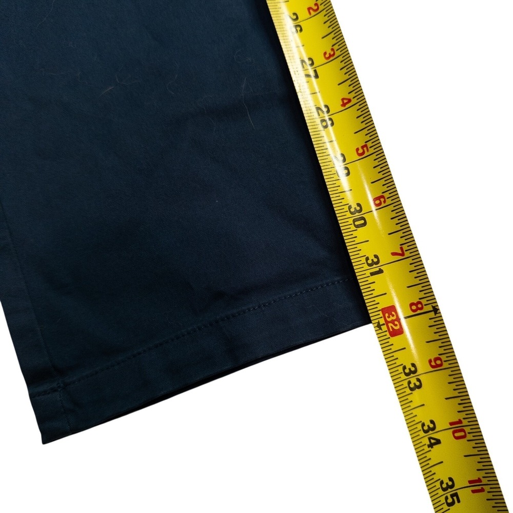 New Southern Proper Mens Thomasville Flat Front Chino Pant Blue 32x34 With Tags - Picture 6 of 7